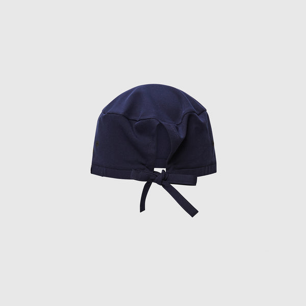Navy FIGS Scrub Cap With Buttonholes