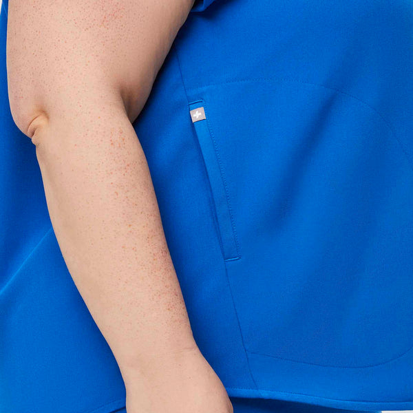 Women's Royal Blue Rafaela™ - Oversized  Scrub Top (3XL - 6XL)
