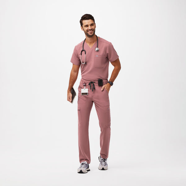 Men's Mauve Cairo - Short Straight-Leg Scrub Pant™ (3XL - 6XL)