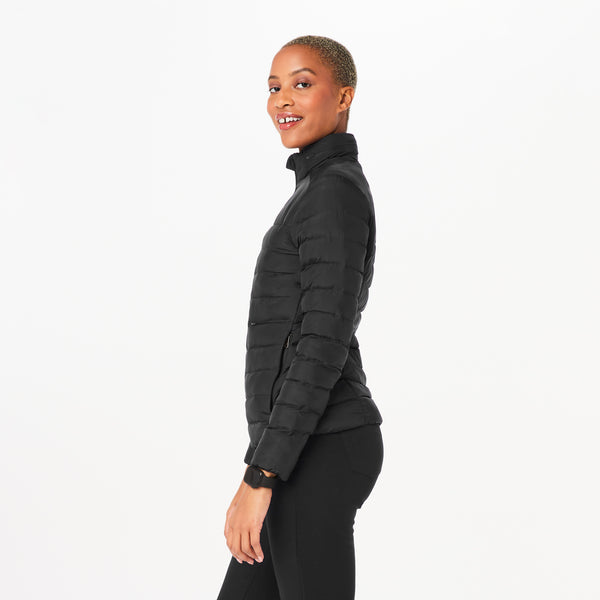 Women's Black Packable - Puffer Jacket
