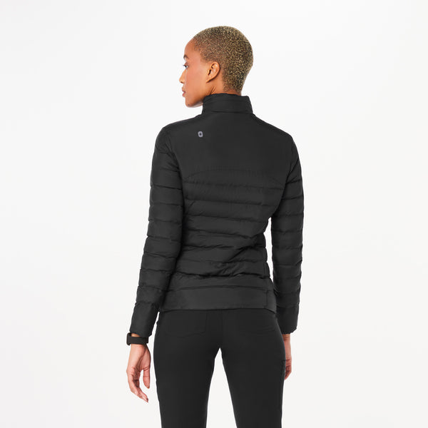Women's Black Packable - Puffer Jacket