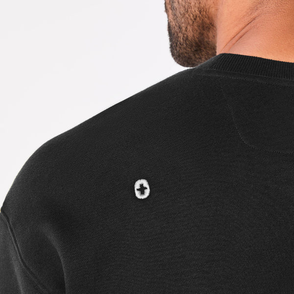 Men's Black Off-Shift Figs Logo - Crewneck Sweatshirt™