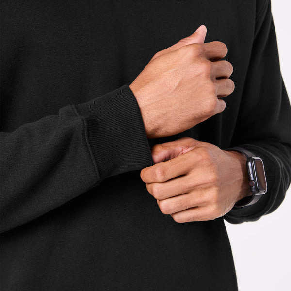 Men's Black Off-Shift Figs Logo - Crewneck Sweatshirt™
