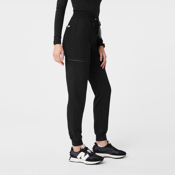 Women's Black Uman High-Rise - Jogger Scrub Pant