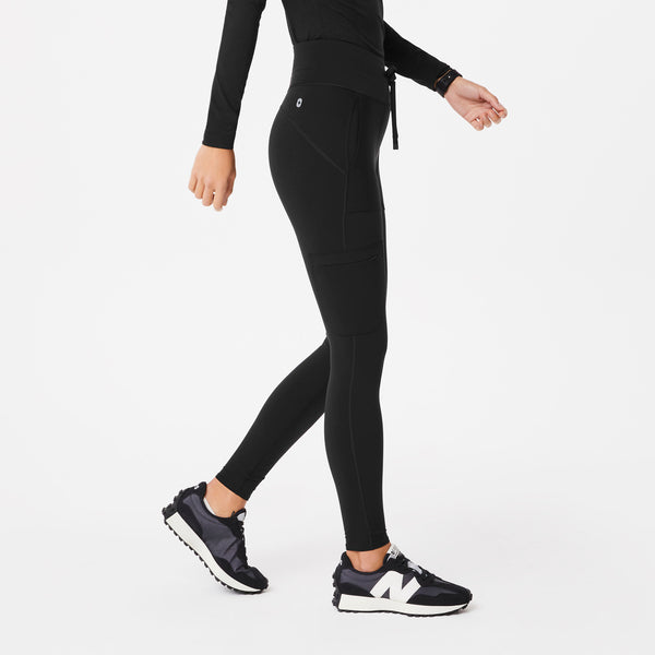 Women's Black High-Rise Seville - ScrubLegging™