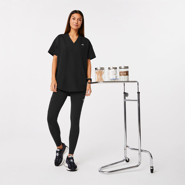 Women's Black High-Rise Seville - ScrubLegging™