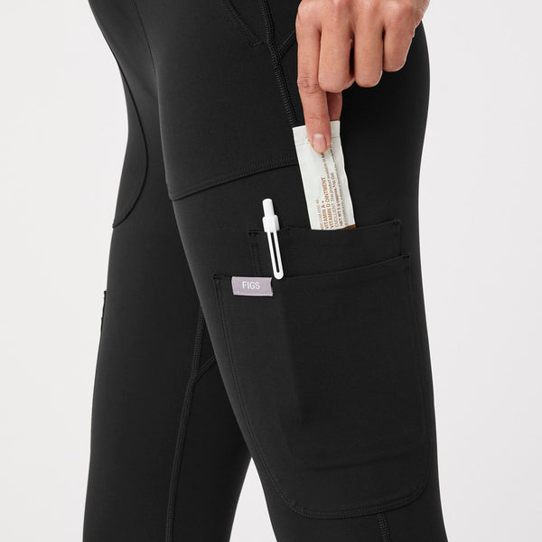 Women's Black High-Rise Seville - ScrubLegging™