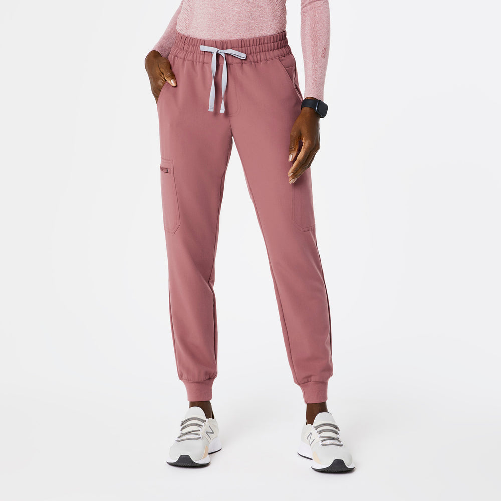women's Mauve Uman Relaxed - Tall Jogger Scrub Pants
