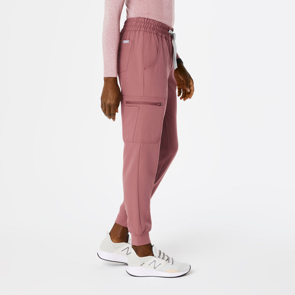Women's Mauve Uman Relaxed - Petite Jogger Scrub Pant