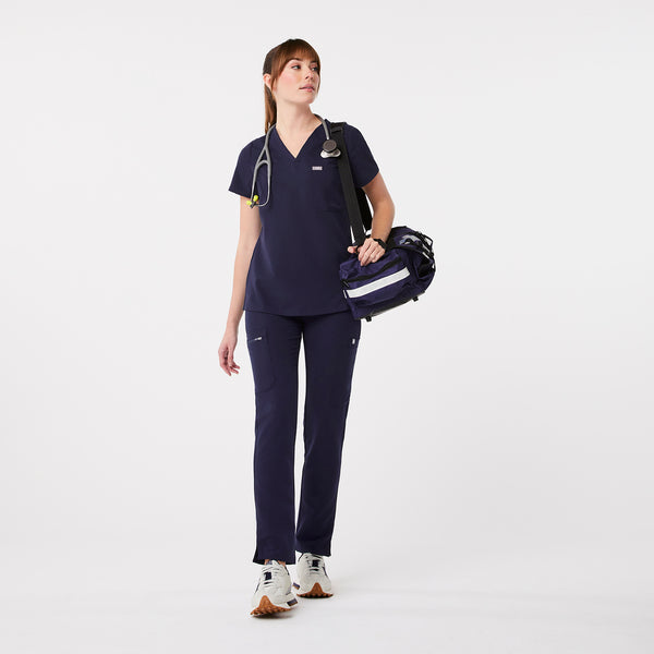 Women's Navy Catarina Scrub Top™