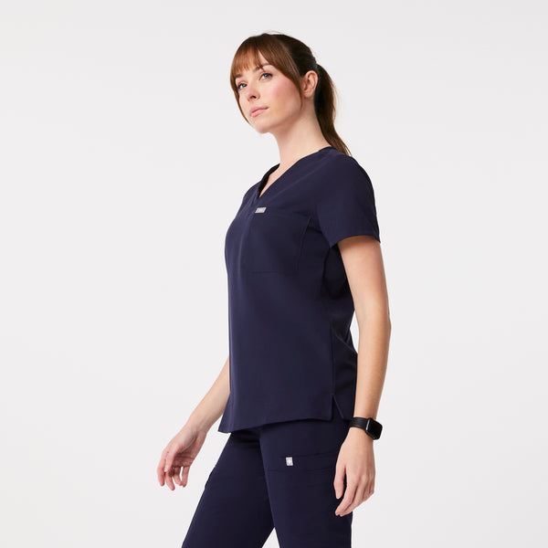 Women's Navy Catarina Scrub Top™