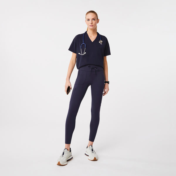 Women's Navy High-Rise Seville - ScrubLegging™