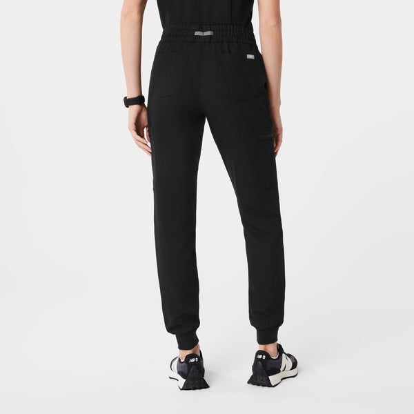 Women's Black Uman Relaxed - Petite Jogger Scrub Pant