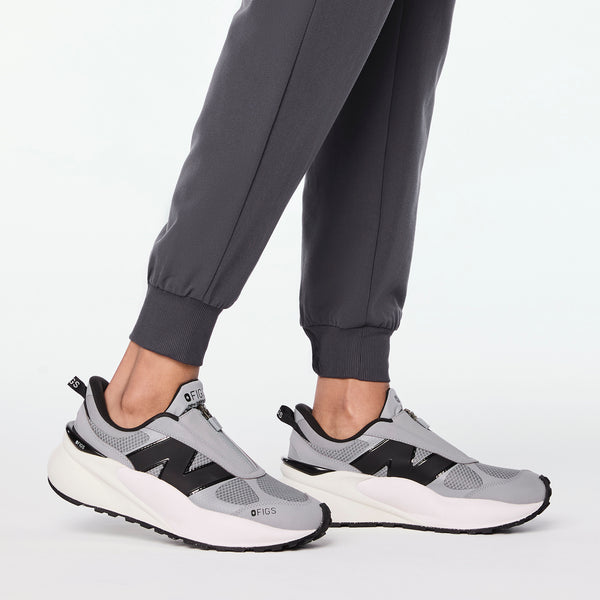 Unisex Graphite FIGS | New Balance 3447 Zip