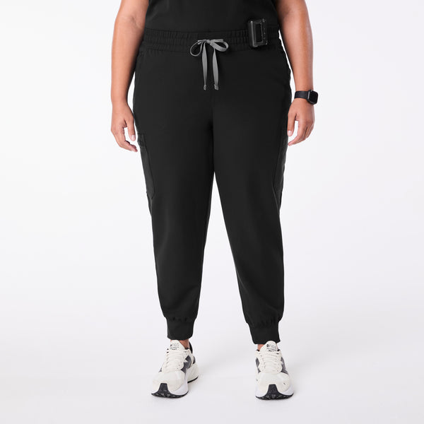 Women's Black Uman Relaxed - Jogger Scrub Pant (3XL-6XL)