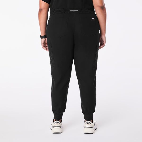 women's Black Uman Relaxed - Tall Jogger Scrub Pant (3XL-6XL)