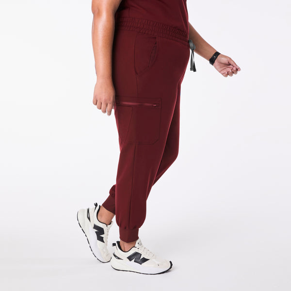 Women's Burgundy Uman - Jogger Scrub Pant (3XL-6XL)