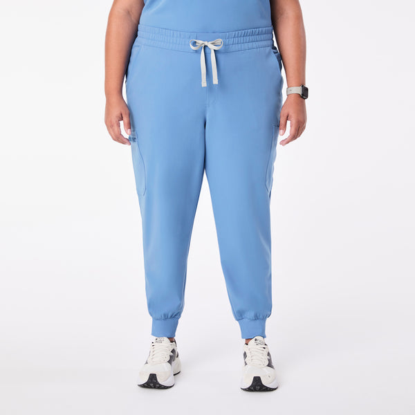 Women's Ceil Blue Uman Relaxed - Tall Jogger Scrub Pant (3XL-6XL)