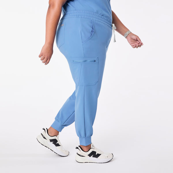 Women's Ceil Blue Uman Relaxed - Tall Jogger Scrub Pant (3XL-6XL)