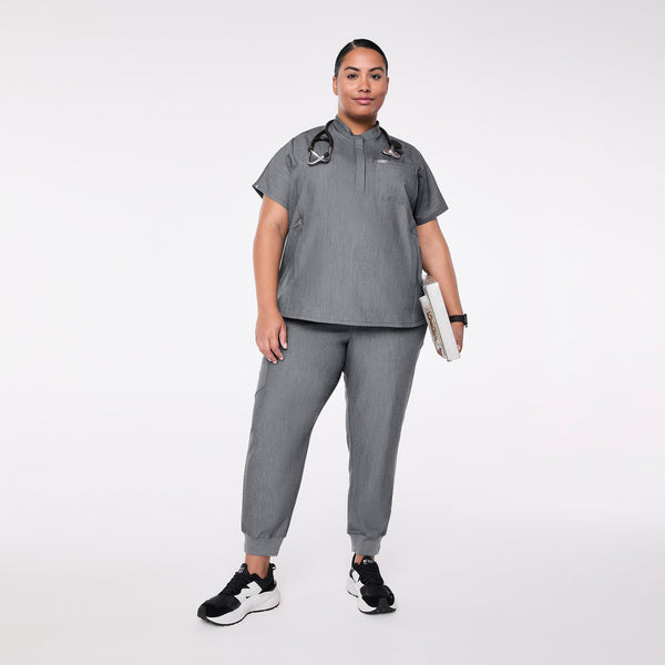 Women's Graphite Montex Relaxed Scrub Top (3XL-6XL)