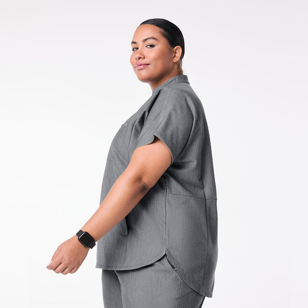 Women's Graphite Montex Relaxed Scrub Top (3XL-6XL)