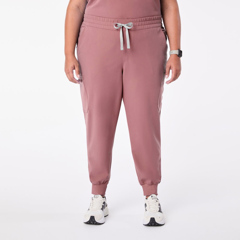 women's Mauve Uman Relaxed - Petite Jogger Scrub Pant (3XL-6XL)