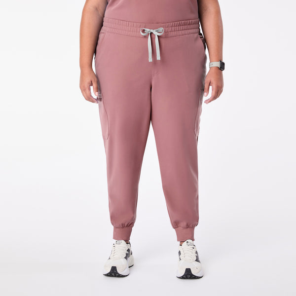 Women's Mauve Uman Relaxed - Petite Jogger Scrub Pant (3XL-6XL)