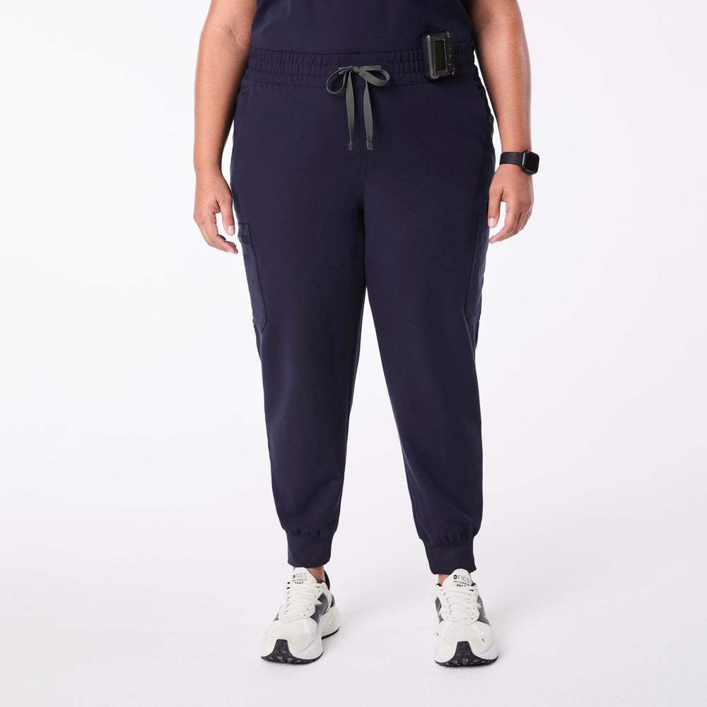 women's Navy Uman Relaxed - Tall Jogger Scrub Pant (3XL-6XL)