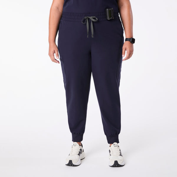 Women's Navy Uman Relaxed - Petite Jogger Scrub Pant (3XL-6XL)