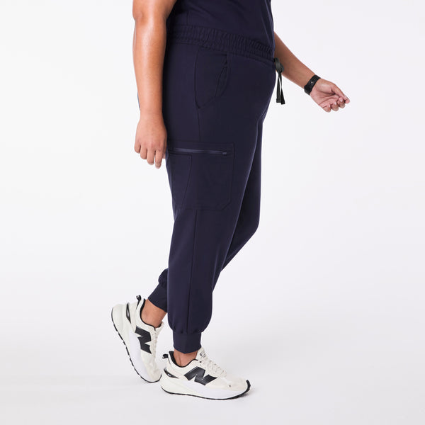 women's Navy Uman Relaxed - Tall Jogger Scrub Pant (3XL-6XL)