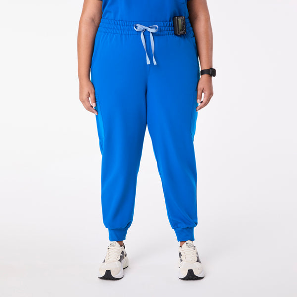 Women's Royal Blue Uman High-Rise - Jogger Scrub Pant (3XL-6XL)
