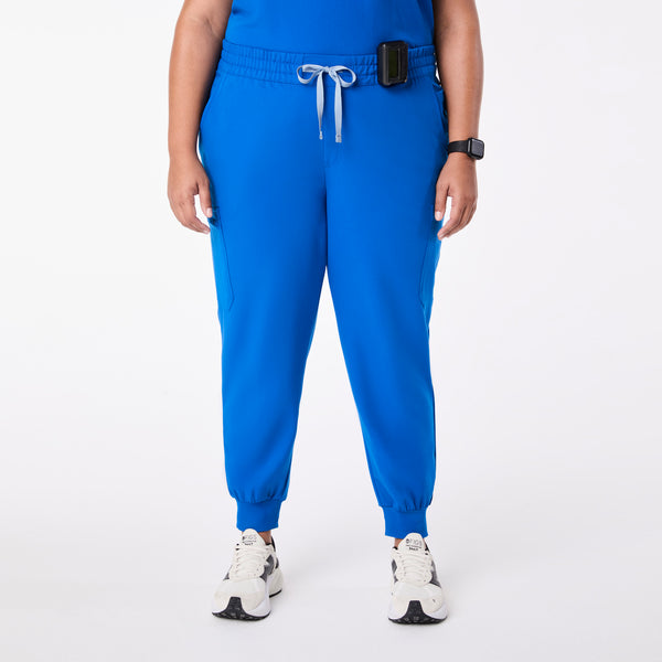 women's Royal Blue Uman Relaxed - Tall Jogger Scrub Pant (3XL-6XL)