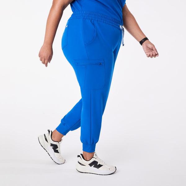 Women's Royal Blue Uman Relaxed - Petite Jogger Scrub Pant (3XL-6XL)
