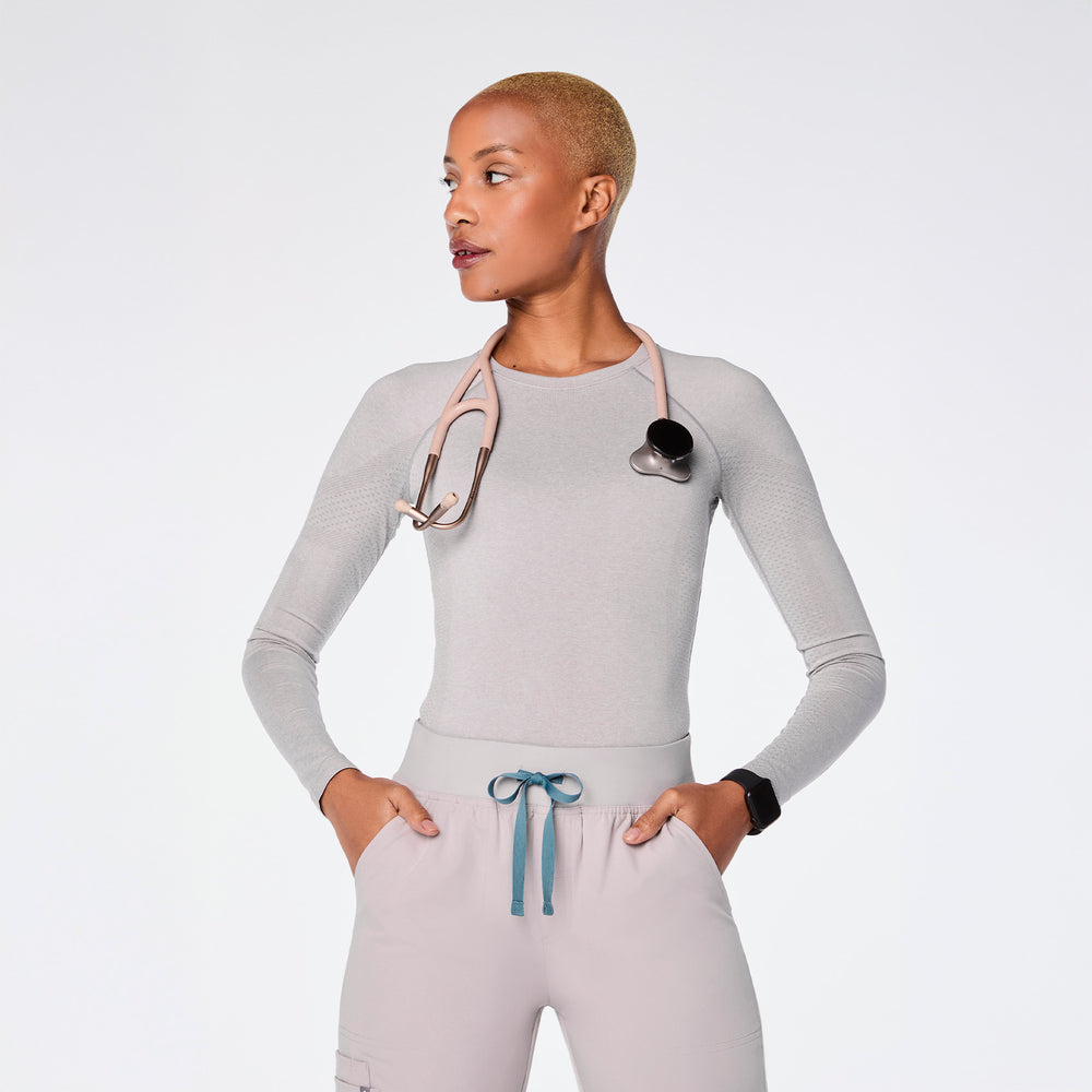 Women's Slate Salta Seamless - Long-Sleeve Underscrub