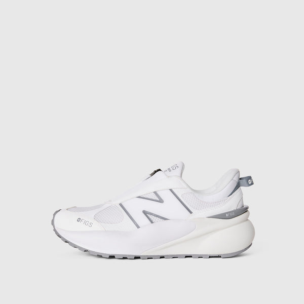 Unisex White FIGS | New Balance 3447 Zip