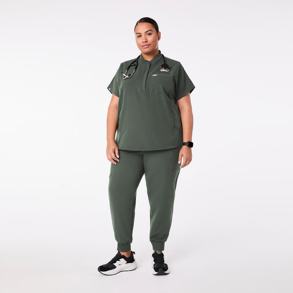 Women's Moss Montex Relaxed Scrub Top (3XL-6XL)