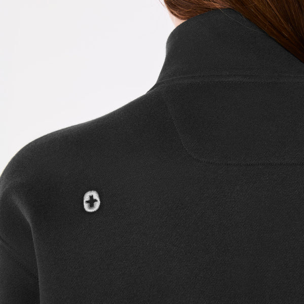 Women's Black Off-Shift Awesome Humans ¼ Zip - Sweatshirt™
