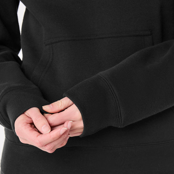 Women's Black Off-Shift Awesome Humans ¼ Zip - Sweatshirt™