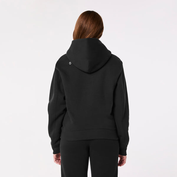 Women's Black Off-Shift FIGS Logo - Hoodie Sweatshirt™