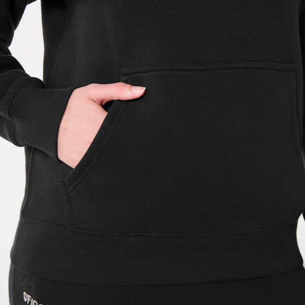 Women's Black Off-Shift FIGS Logo - Hoodie Sweatshirt™