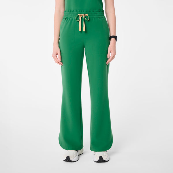 women's Indocyanine Green Marseille Wide Leg - Tall Scrub Pant