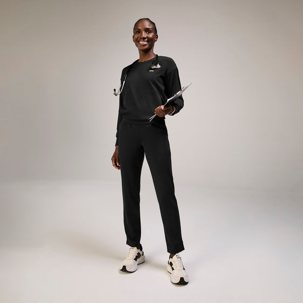 Women's Black Cornelia FORMx Long-Sleeve- Scrub Top™