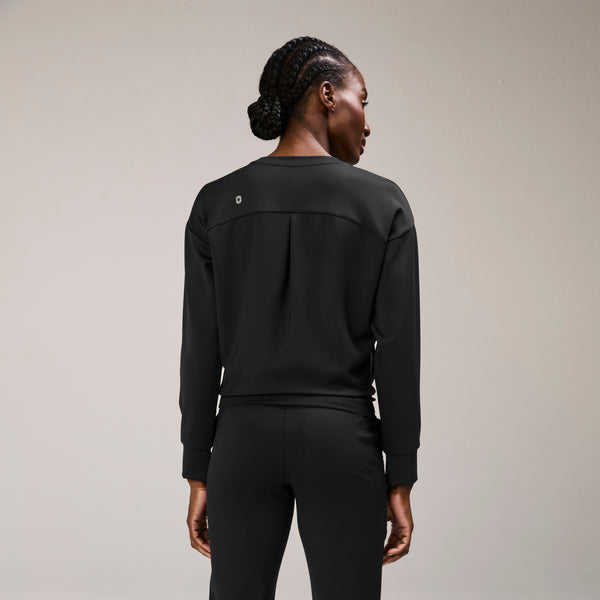 Women's Black Cornelia FORMx Long-Sleeve- Scrub Top™