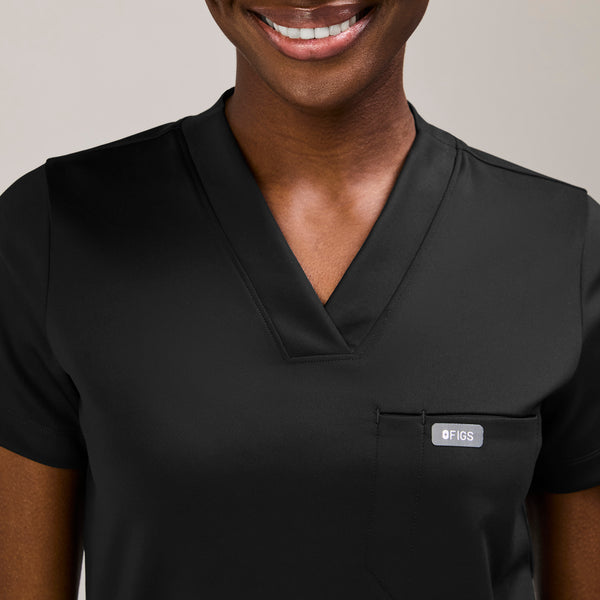 Women's Black Sona FORMx Slim - Scrub Top™