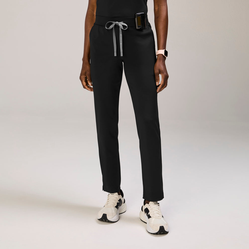 women's Black Tena FORMx Slim Tapered - Tall Scrub Pant™