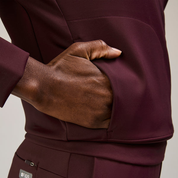 Women's Burgundy Cornelia FORMx Long-Sleeve- Scrub Top™