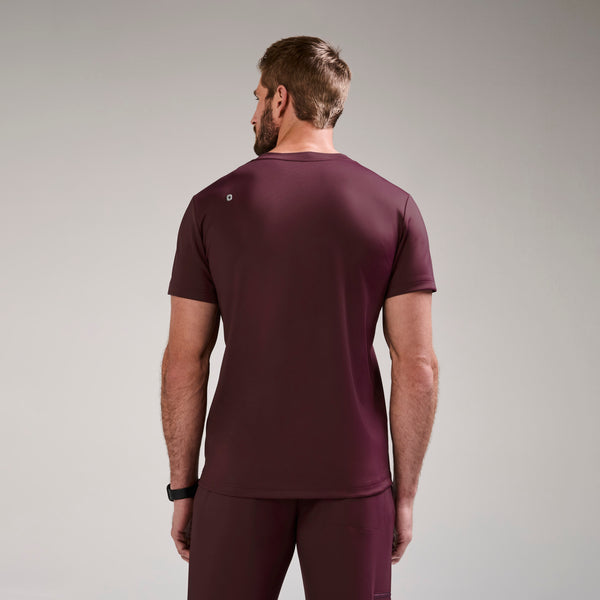 Men's Burgundy Logan FORMx V-Neck - Scrub Top™