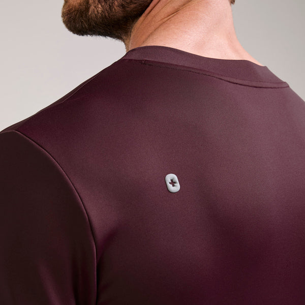 Men's Burgundy Logan FORMx V-Neck - Scrub Top™