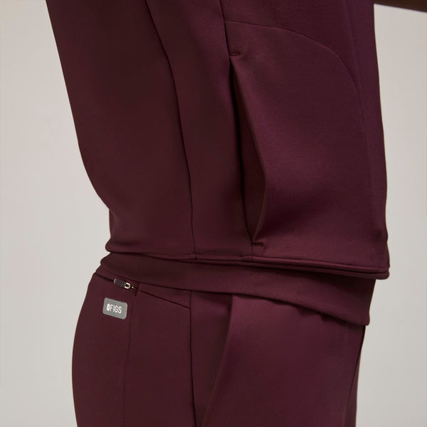 Women's Burgundy Mira FORMx Banded - Scrub Top™