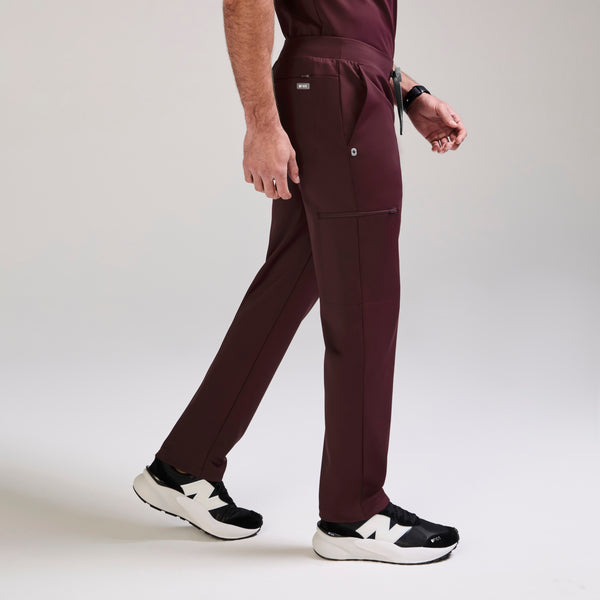 Men's Burgundy Norris FORMx Straight-Leg - Short Scrub Pant™